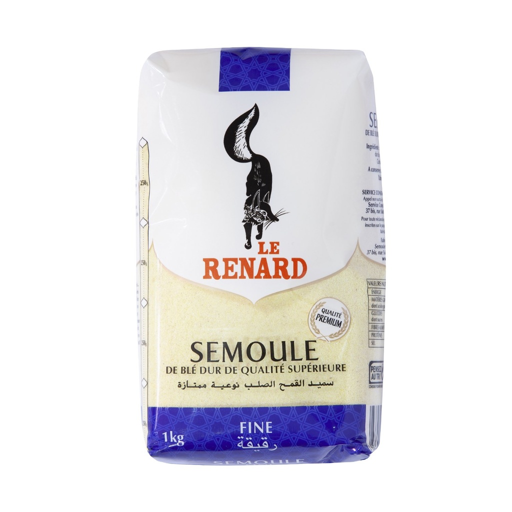 SEMOULE FINE LE RENARD 1KG X10